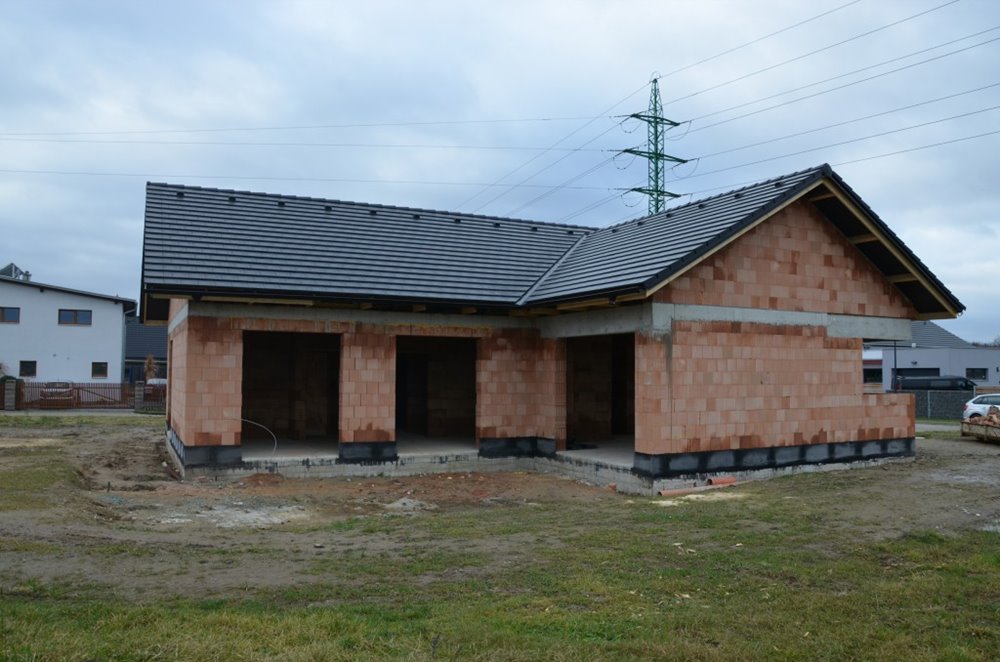 Rodinný dům Častolovice – hrubá stavba