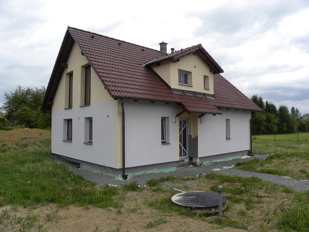 Hrubá stavba, dokončovací práce – Černíkovice