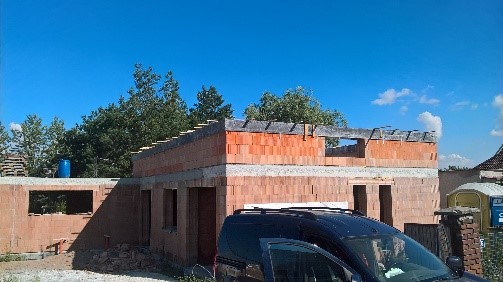Novostavba rodinného domu v Ruseku u Hradce Králové