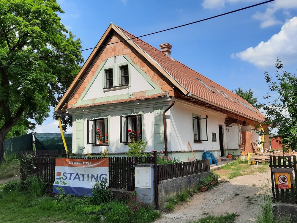 Stavební úpravy a přístavba rodinného domu, Štěnkov, Třebechovice pod Orebem