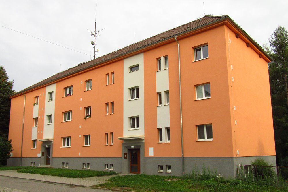 Revitalizace bytového domu čp. 1029-1030, ul. Jiráskova, Rychnov n. Kněžnou