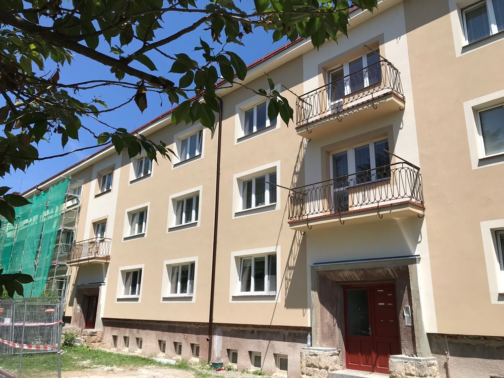 Stavební úpravy bytového domu, ulice Zámečnická 477 – 481, Trutnov