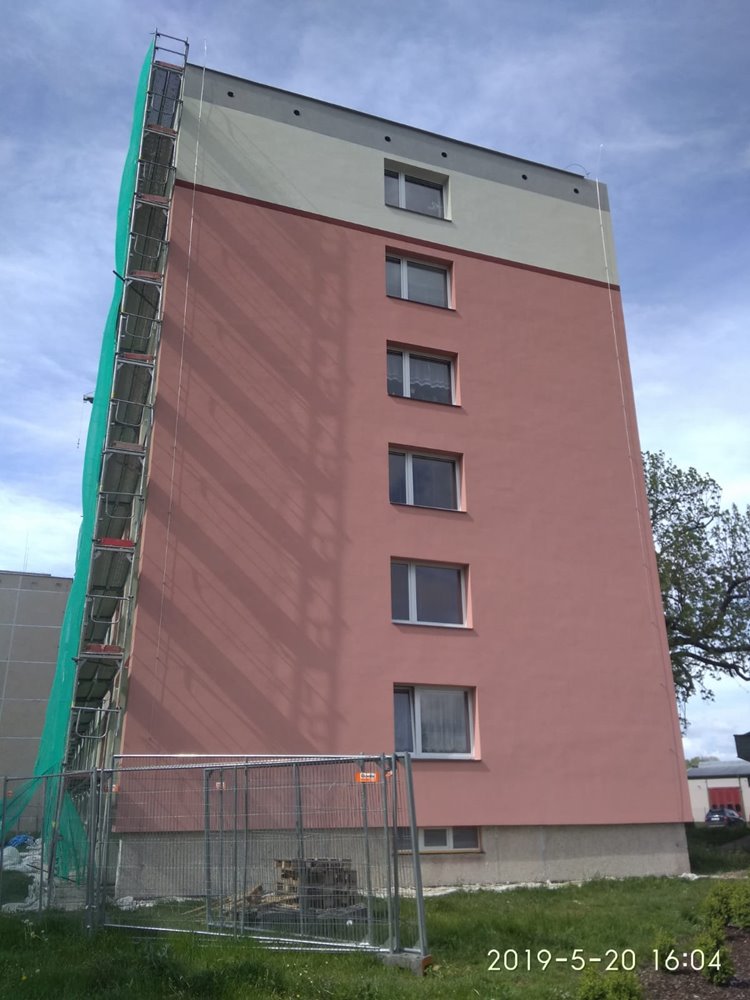 Stavební úpravy bytového domu na ulici Třebovská č.p. 441, 442 v Ústí nad Orlicí