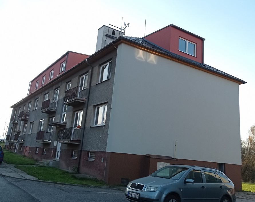 Půdní vestavba bytových jednotek v BD 413/414, Doudleby nad Orlicí