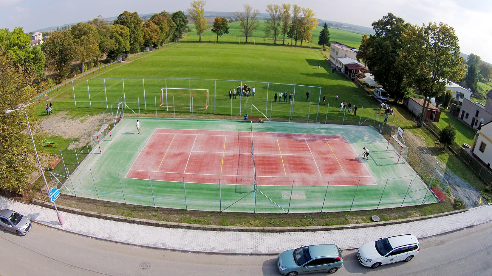 Sportovní hřiště v Dětenicích