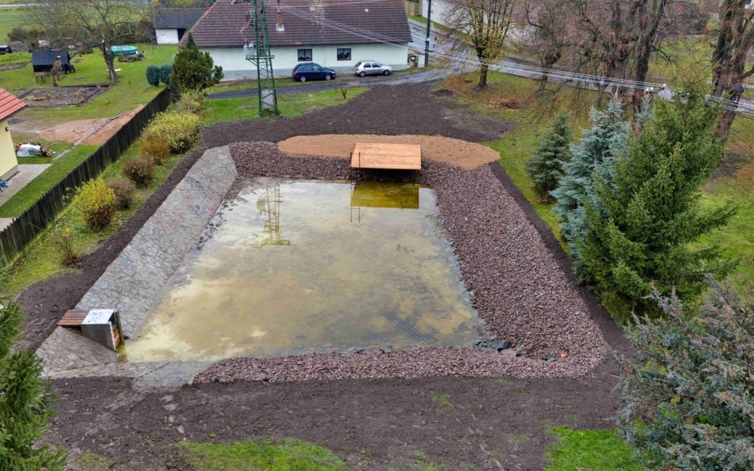 Obec Olešnice – oprava vodní nádrže v&nbsp;Levíně